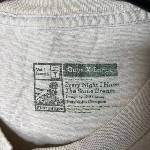 Vintage Threadless shirt - Every Night I Have The Same Dream - by Cliff Jiang & - Picture 2 of 3